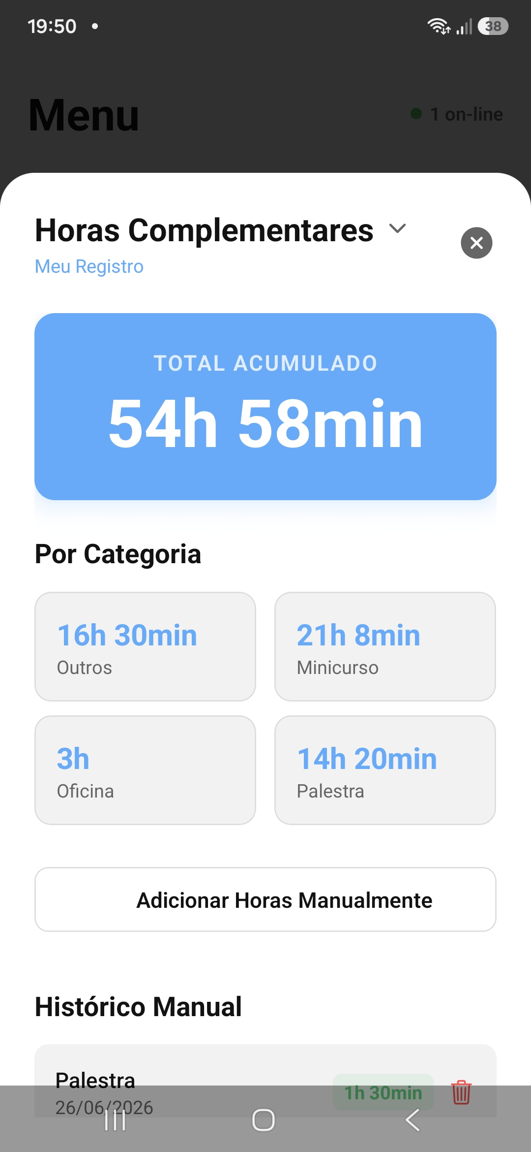 Horas Complementares